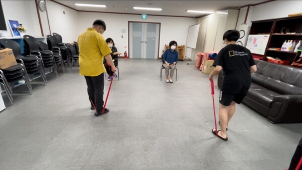 8월3일 장애인거주시설 ‘성자현’ 재활운동교육 2회기 활동사진